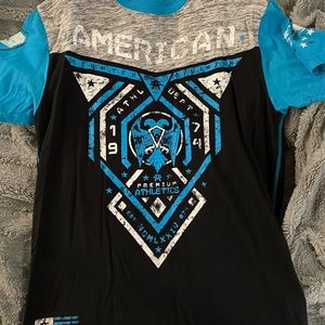 Men’s large American fighter T-shirt